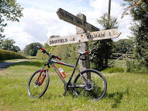 Bike on Signpost