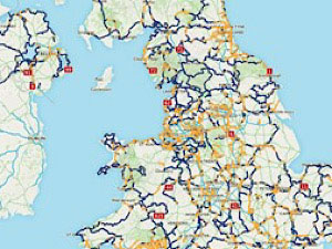National Cycle Network Map